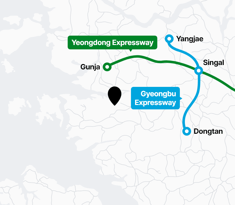 Yeongdong Expressway of Accessibility Map