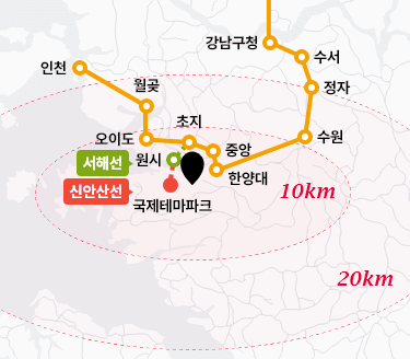 4호선 접근성 지도